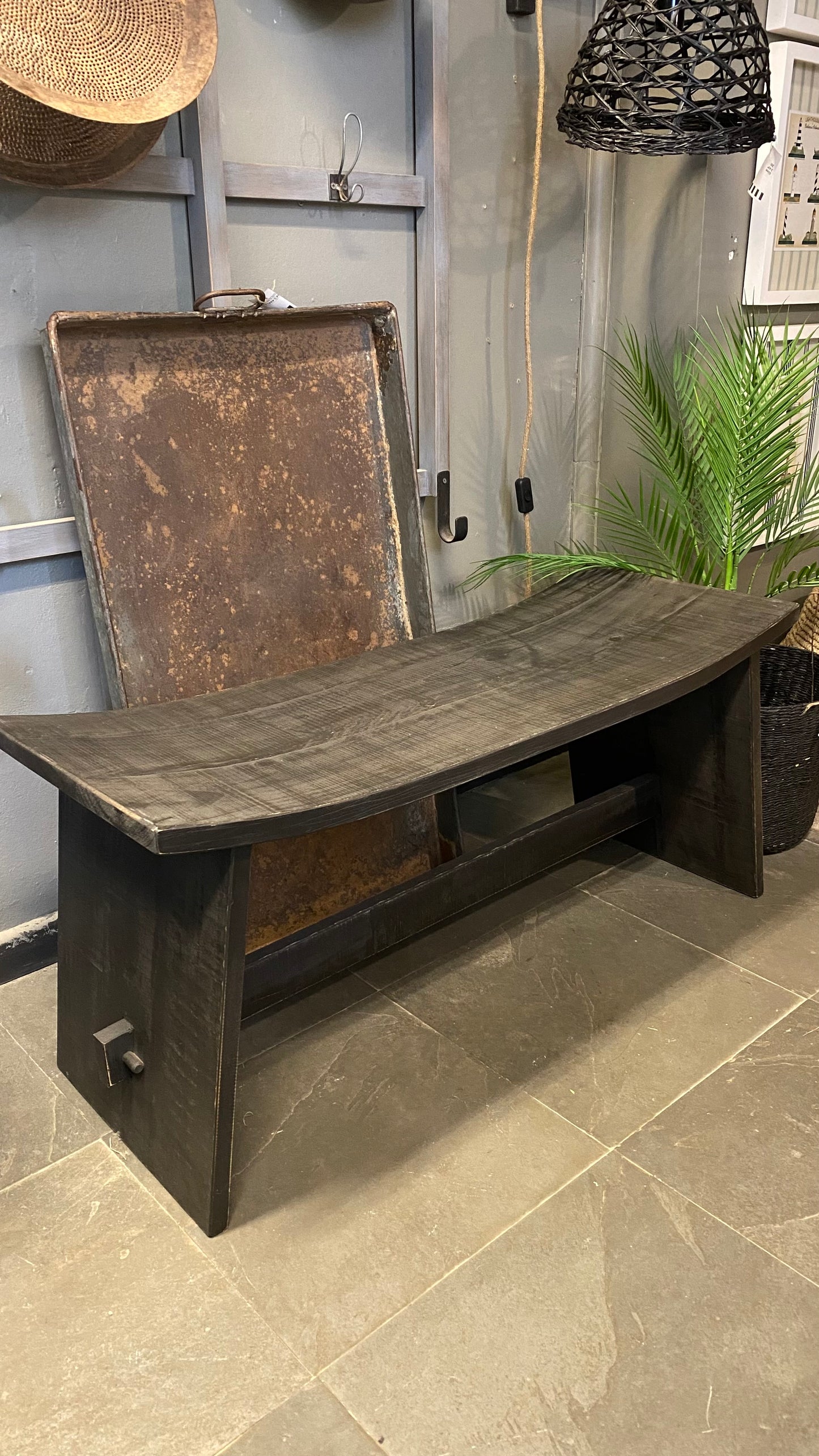 Huanco largo pátina negra 100x38x45