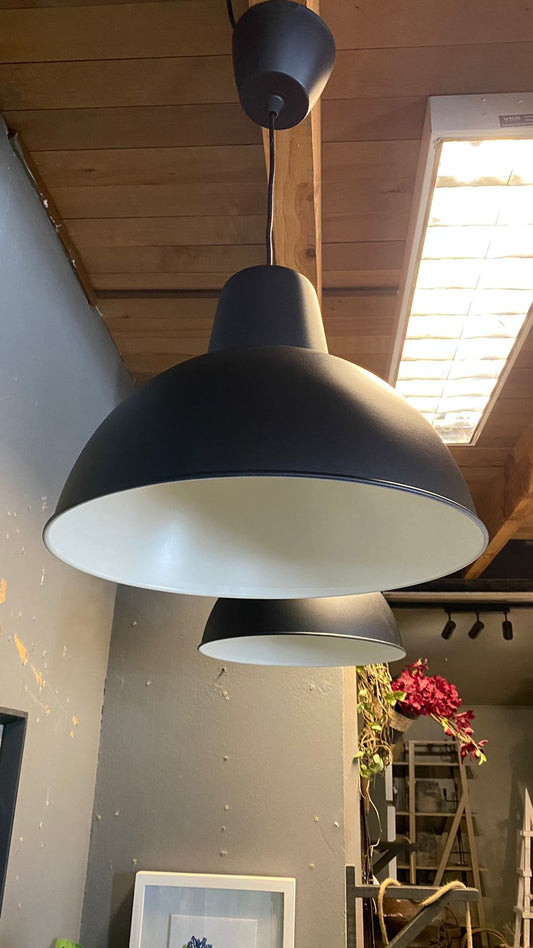 Lámpara colgante negro 39 cm diámetro