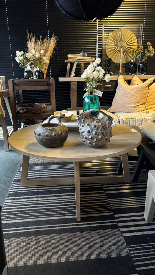 Mesa de centro ana 90x40 teñido rústico