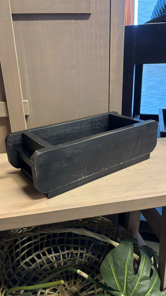 Caja multiuso pátina negra