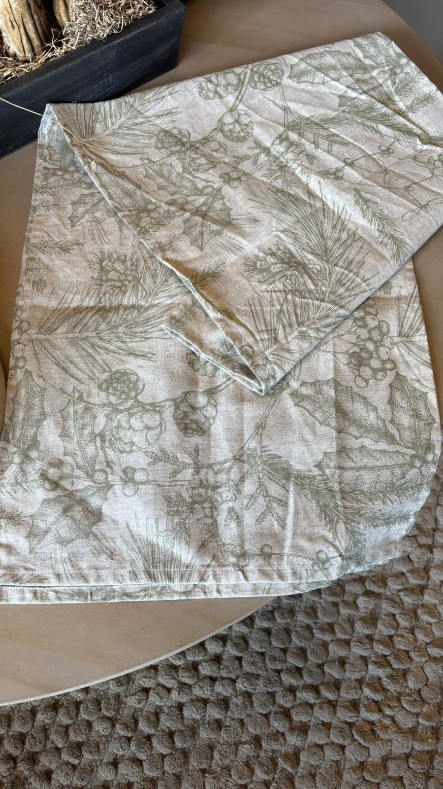 Camino de mesa navideño 200x35