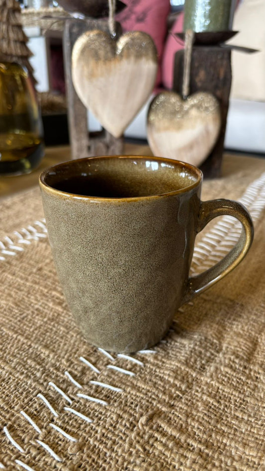 Tazón cerámica café