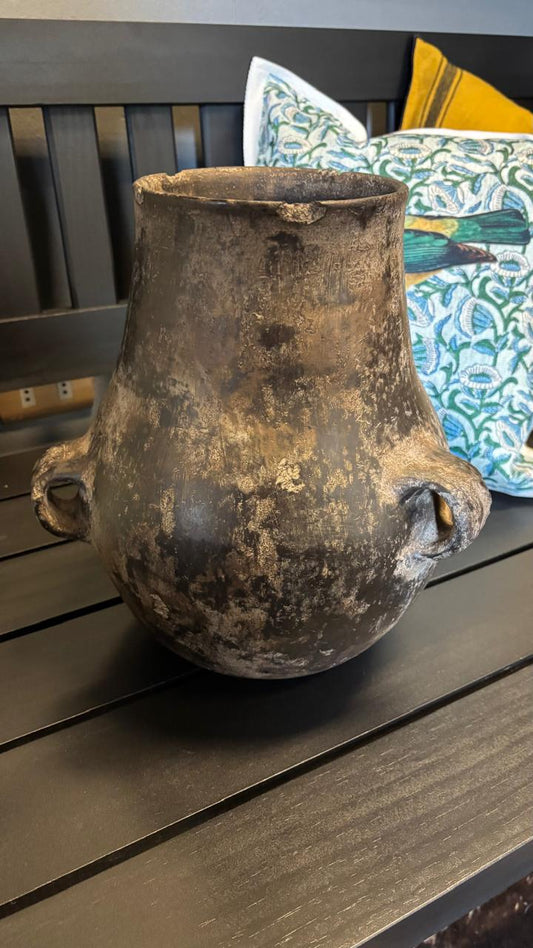 Vasija ceramica envejecida l diseño 7