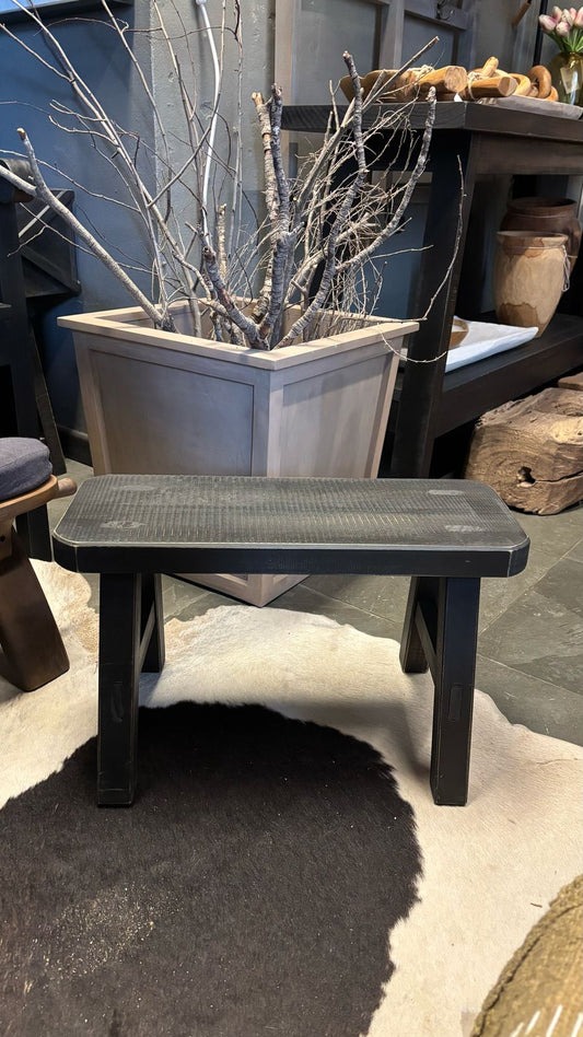 Banqueta tere xs 50x19x30 pátina negra