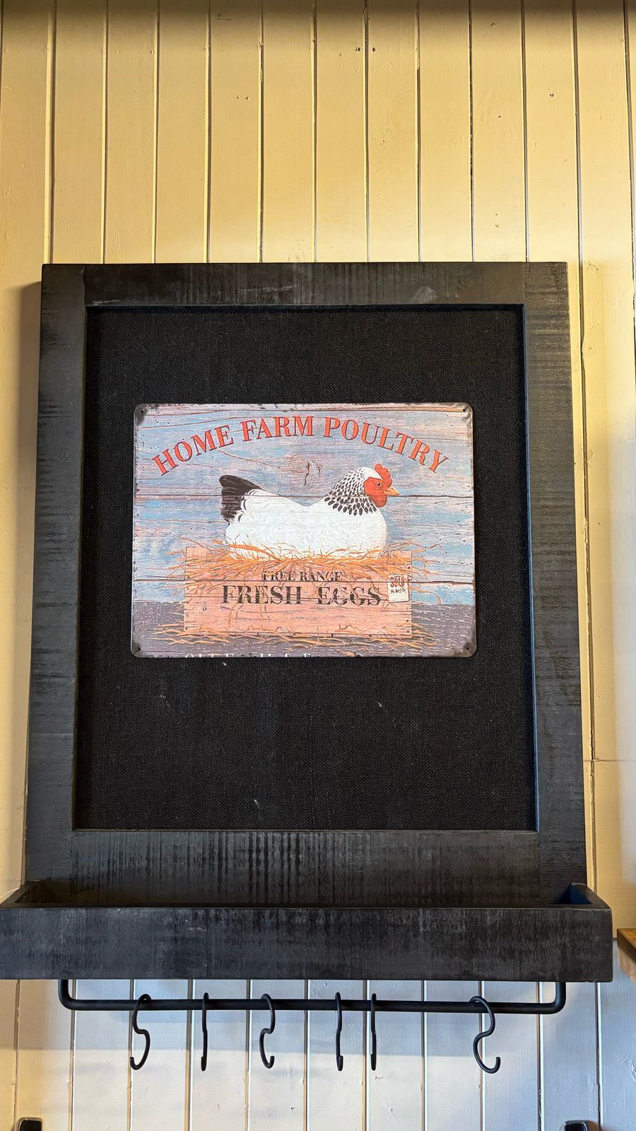 Mural para cocina home farm poultry con colgador