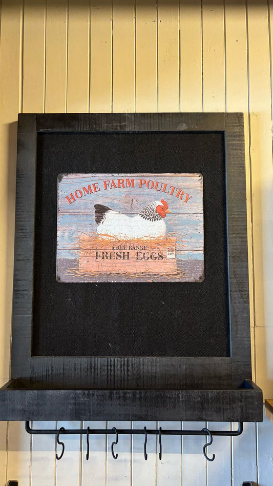 Mural para cocina home farm poultry con colgador