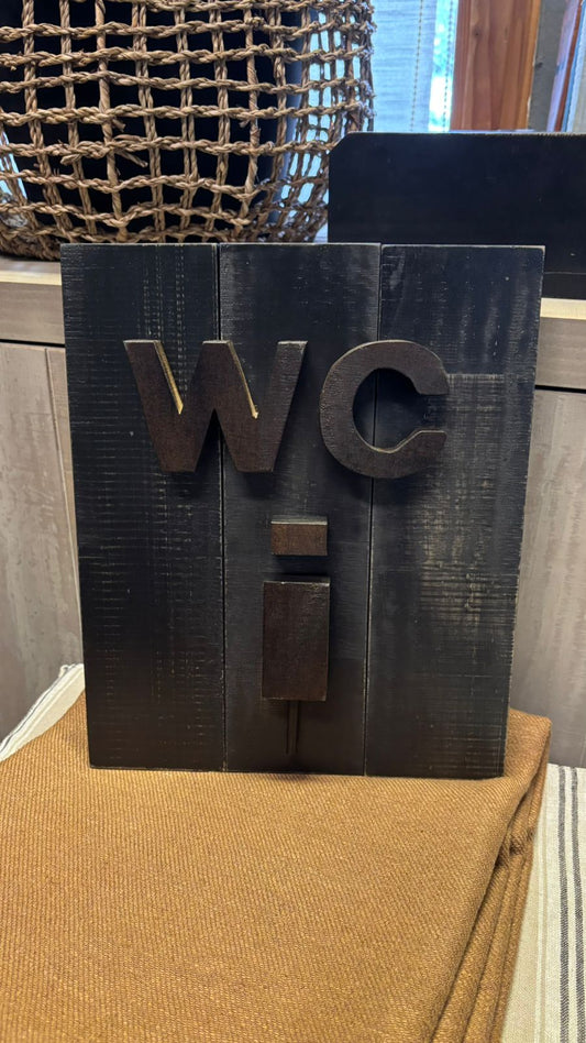 Letrero wc 30x25 hombres