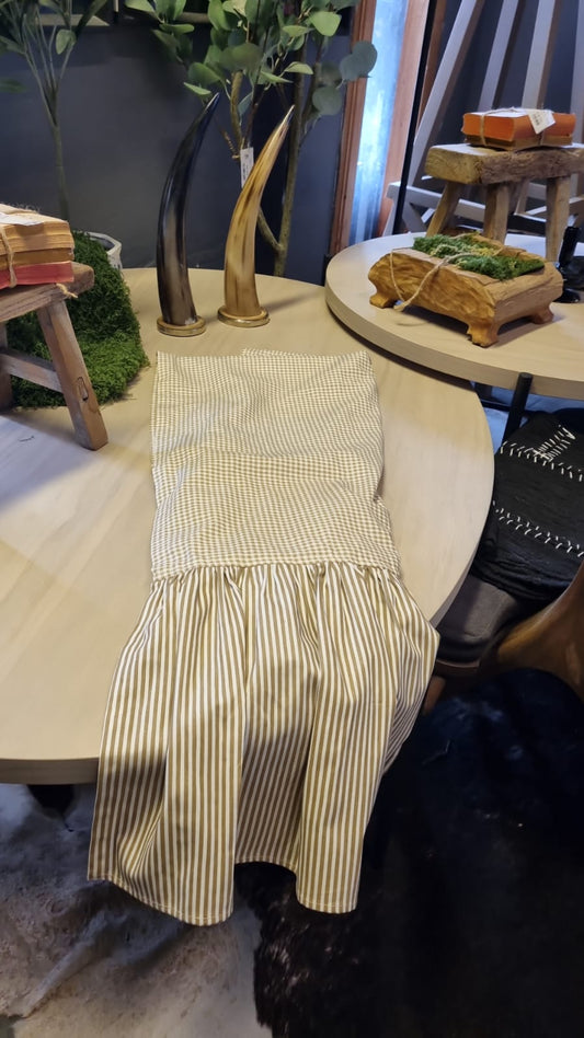 Camino de mesa líneas - cuadrillé 55x150 vuelos