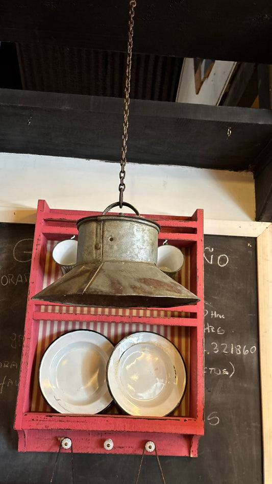 Lámpara metal antigua