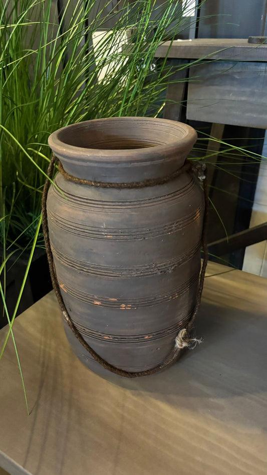 Jarrón greda antigua diseño 1