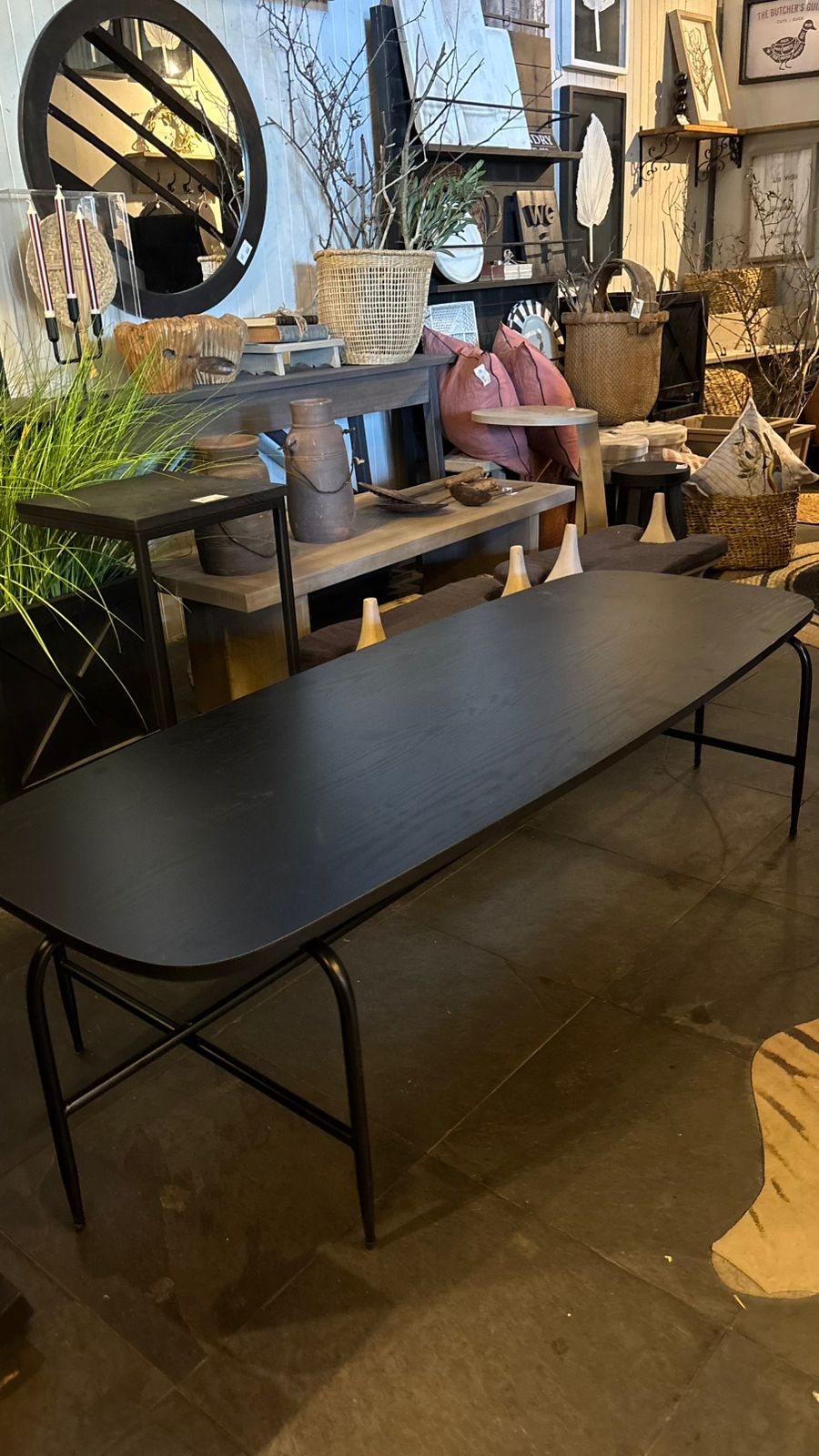 Mesa de centro 155x60x43 negra