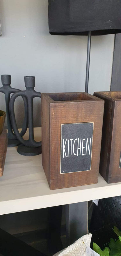 Caja kitchen teñido Café