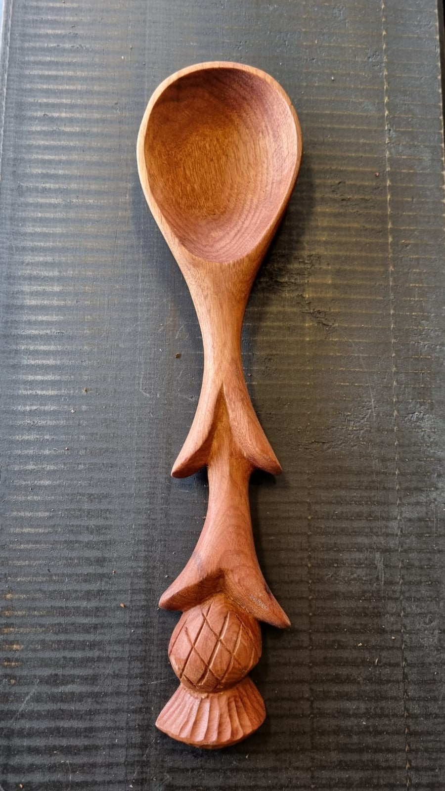 Cuchara madera diseño piña