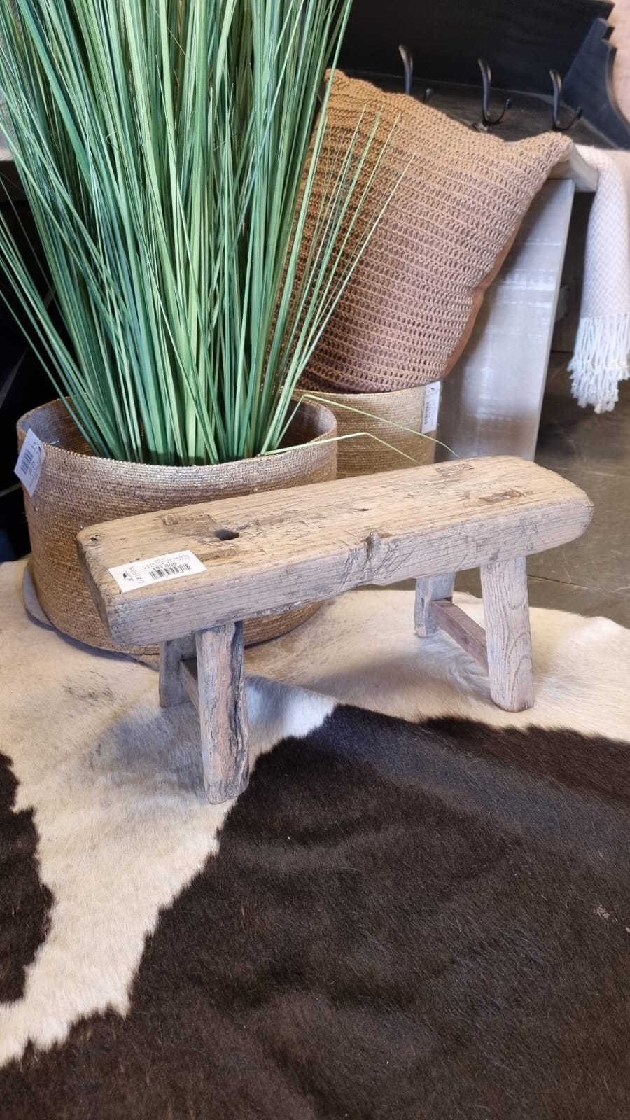 Pisito rustico madera antigua 43x13x20