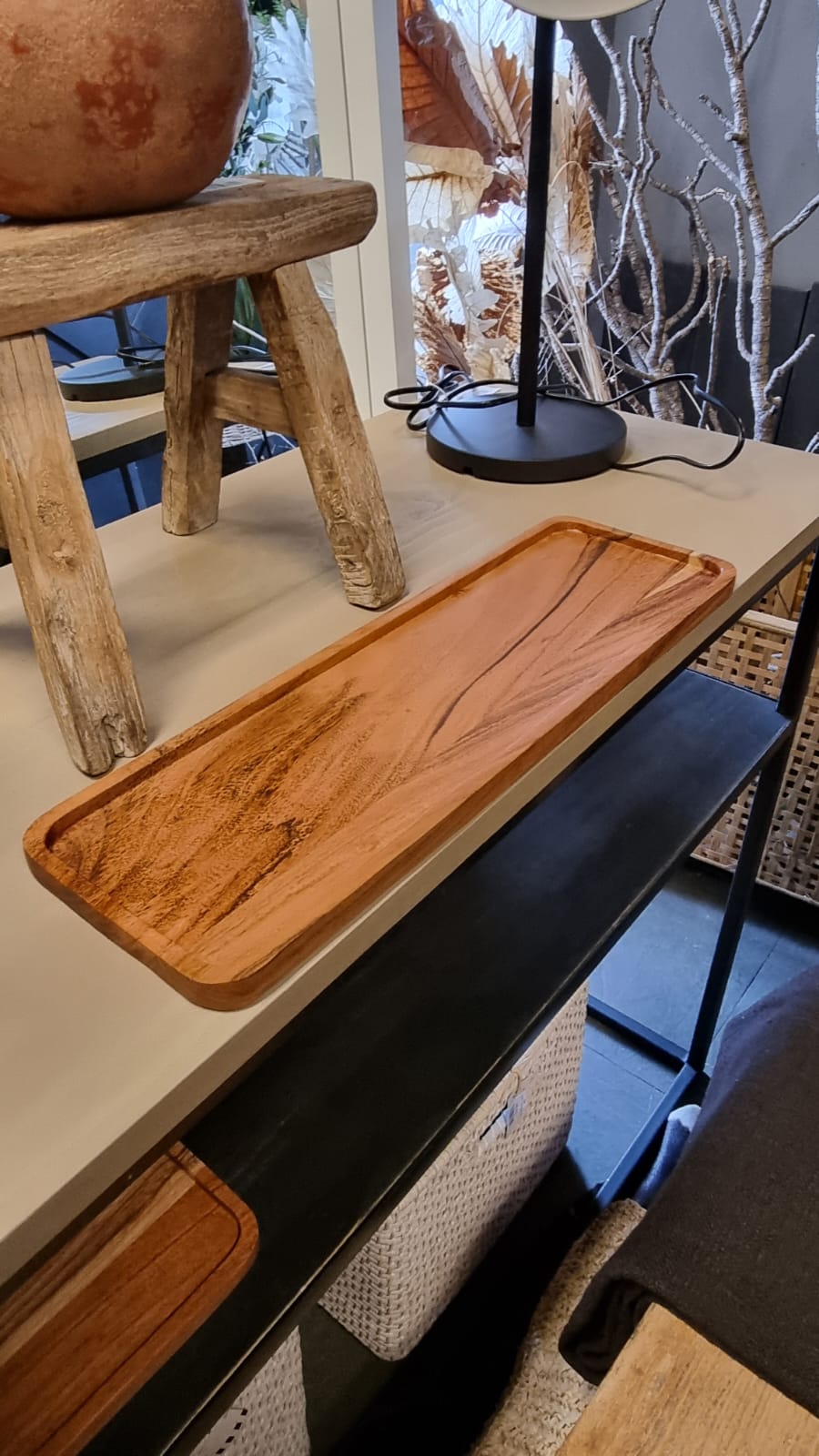 Platito madera 45x14
