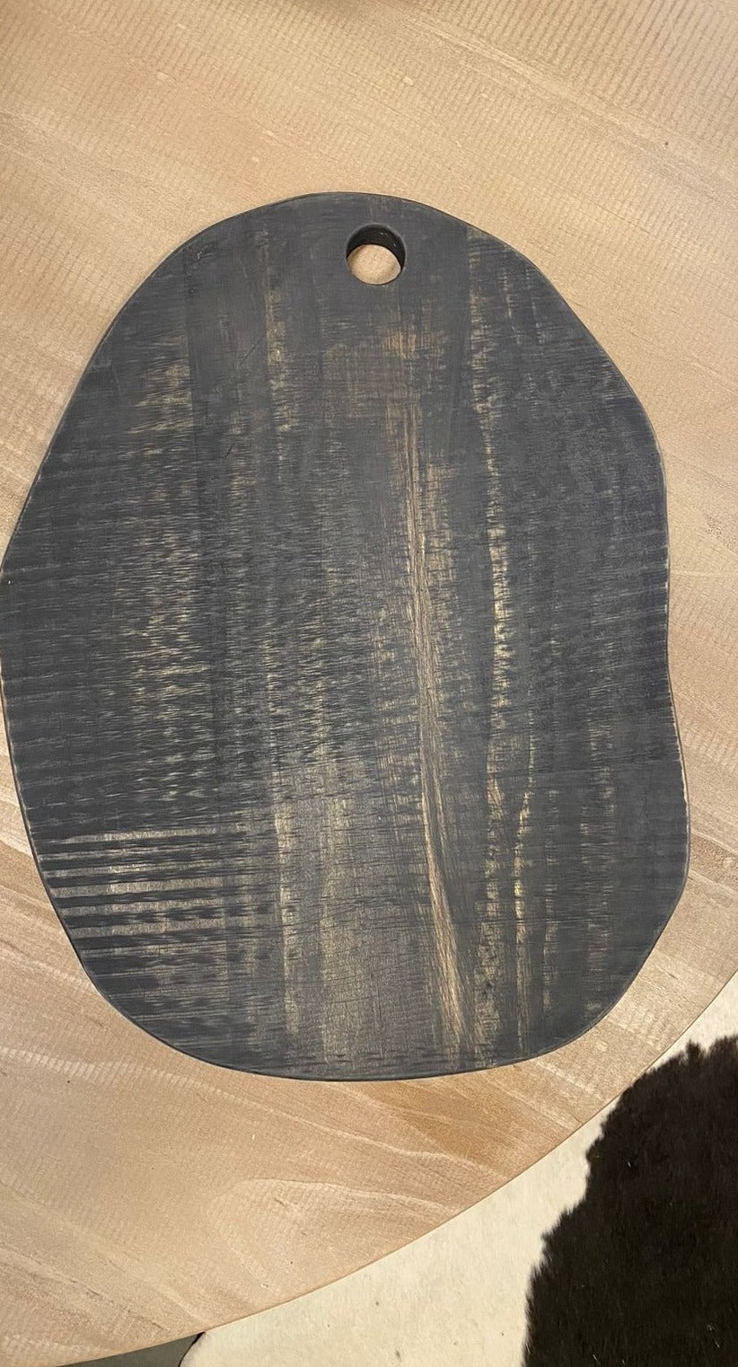 Tabla irregular negra 40x30