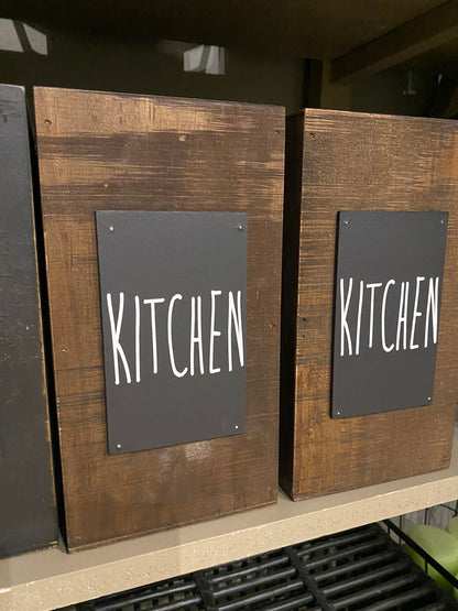Caja kitchen teñido Café
