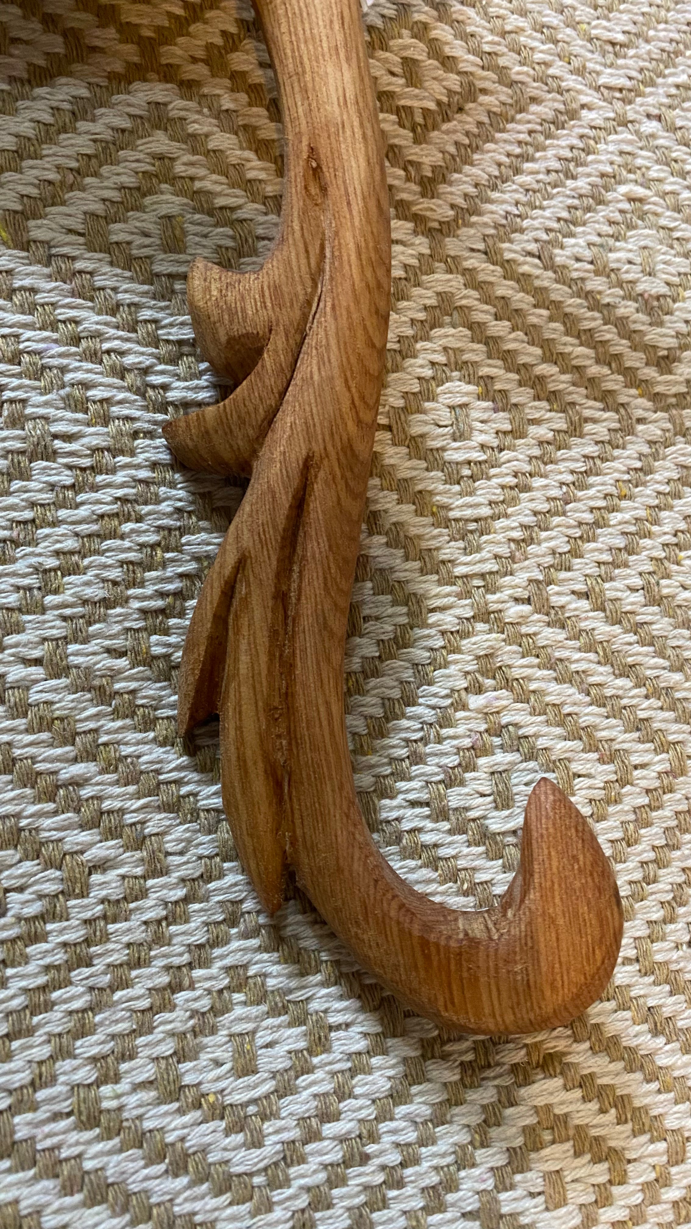 Cuchara madera diseño hoja